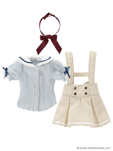Girl's Gymnasium Costume Set (Light Blue x Beige), Azone, Accessories, 1/6